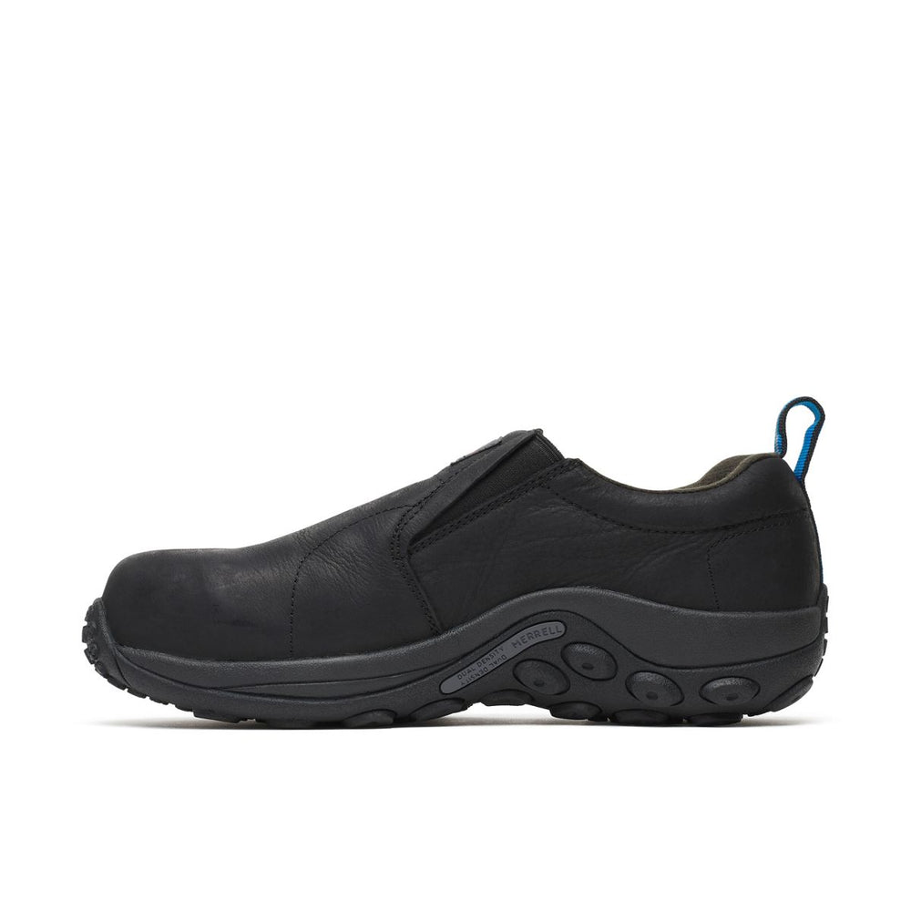 Mens Jungle Moc Leather Comp Toe Work Shoe Wide