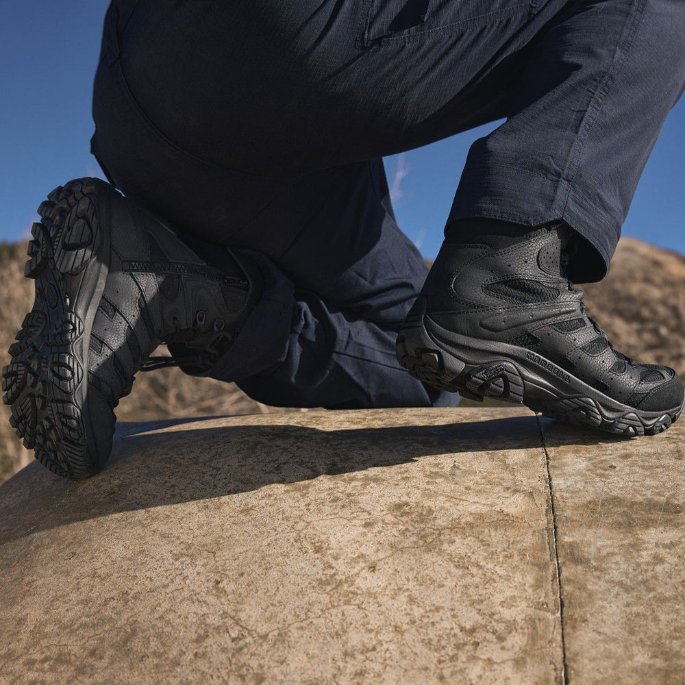 Men Moab 3 8" Tactical Zip Waterproof Wide Width - Boots