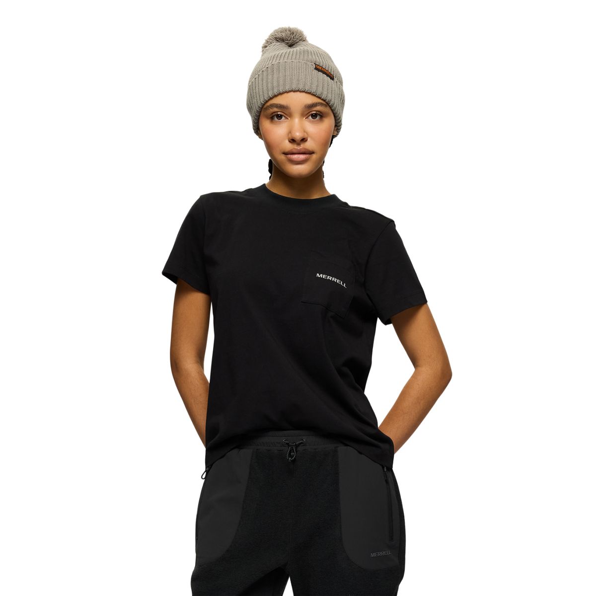 Womens Relaxed Pocket Short Sleeve Tee - Short Sleeves